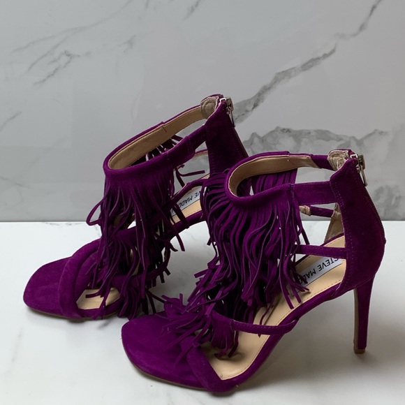 Steve Madden Fringly heel Sandal - Picture 4 of 9